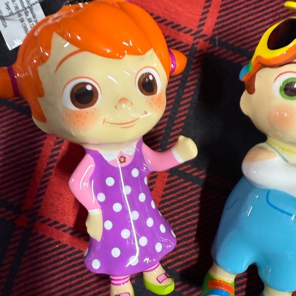 3 Cocomelon Shatterproof Christmas Ornaments JJ, Yoyo and Tomtom BRAND NEW - Picture 2 of 8